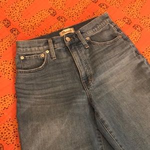 Madewell crop jeans